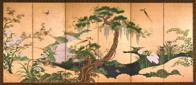 春天和夏天的鸟和花 作者 Kano Eino